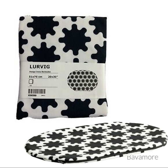 COPY - IKEA LURVIG - Cover for pet bed, Dog/Cat black, white 30x 20" BRAND NEW